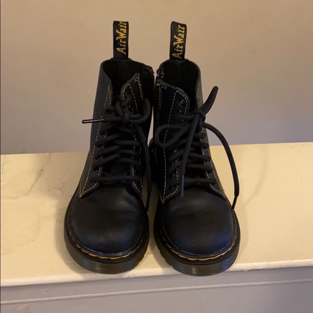 Black girls dr marten boots